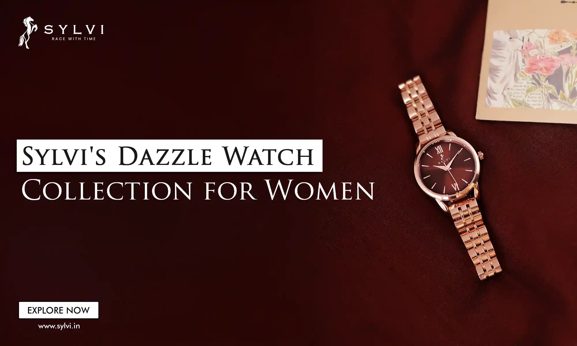 Sylvi's Dazzel watch collection for women: Redefine luxury for women