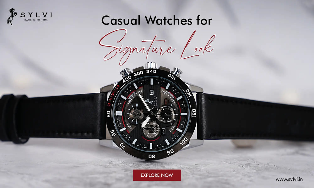 Explore Casual Watches For Your Signature Look  Sylvi Watch Style Guide Blog Banner Image