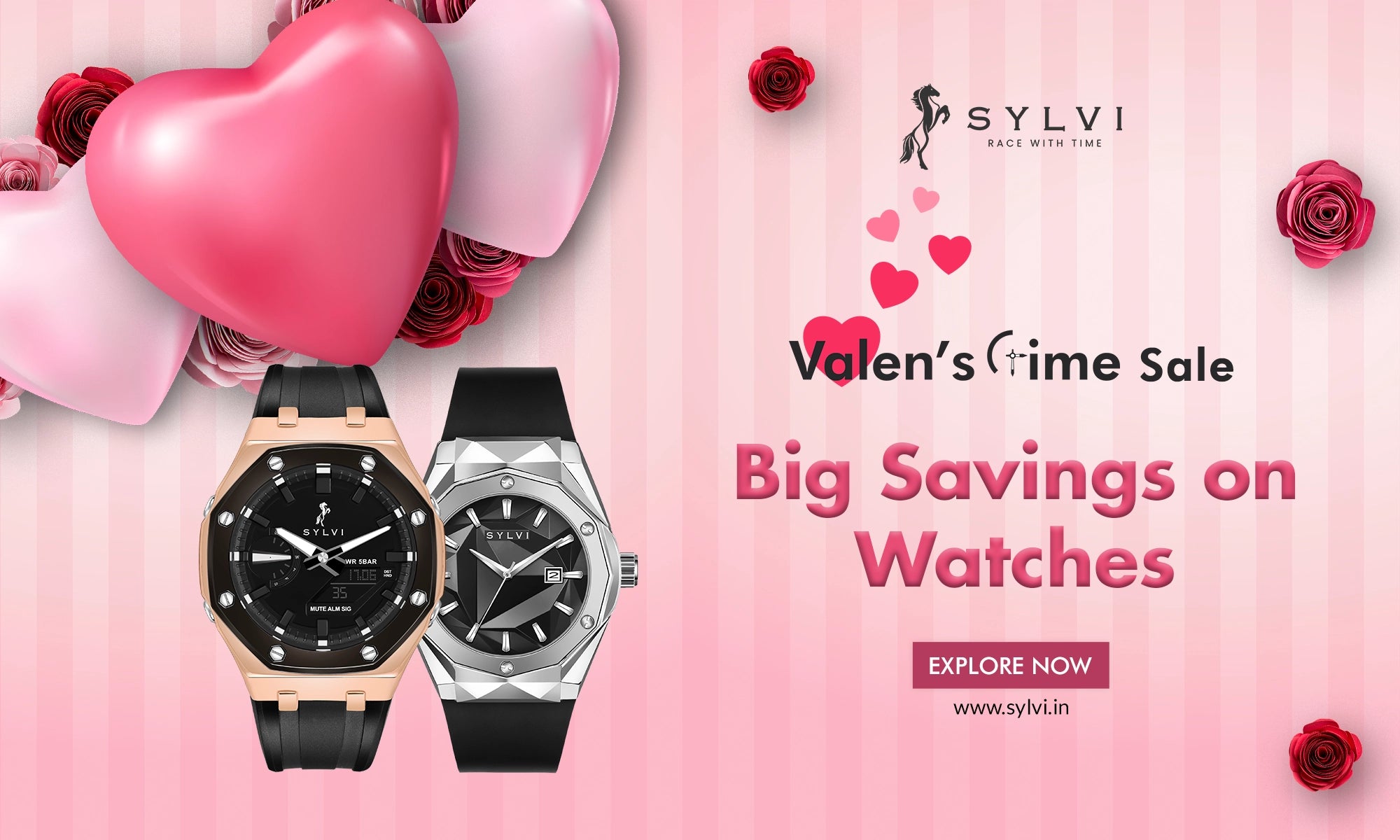 Explore the Sylvi Valentine's Day Sale for Exquisite Offers on Watches