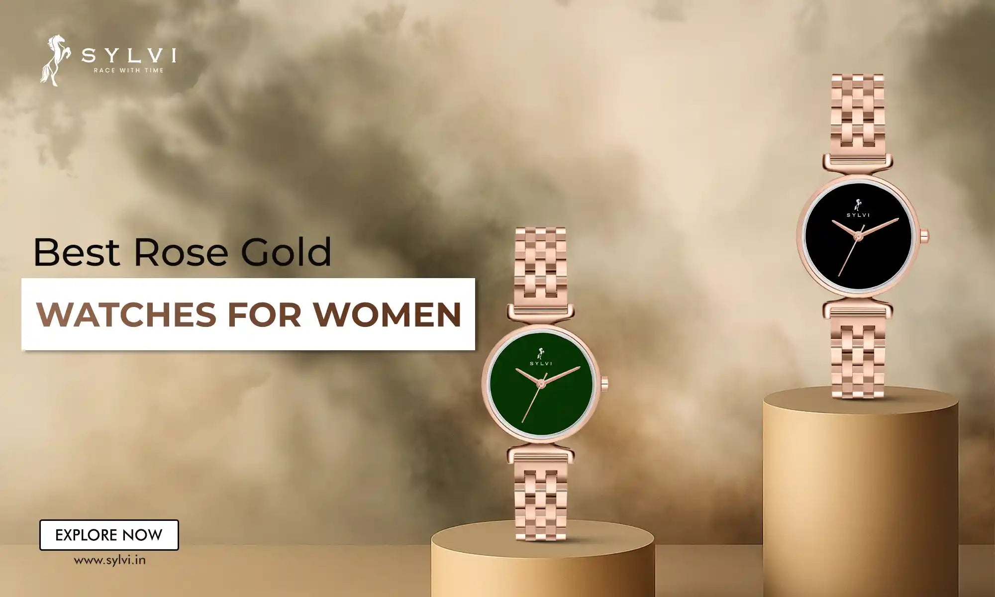 rose gold watches for women