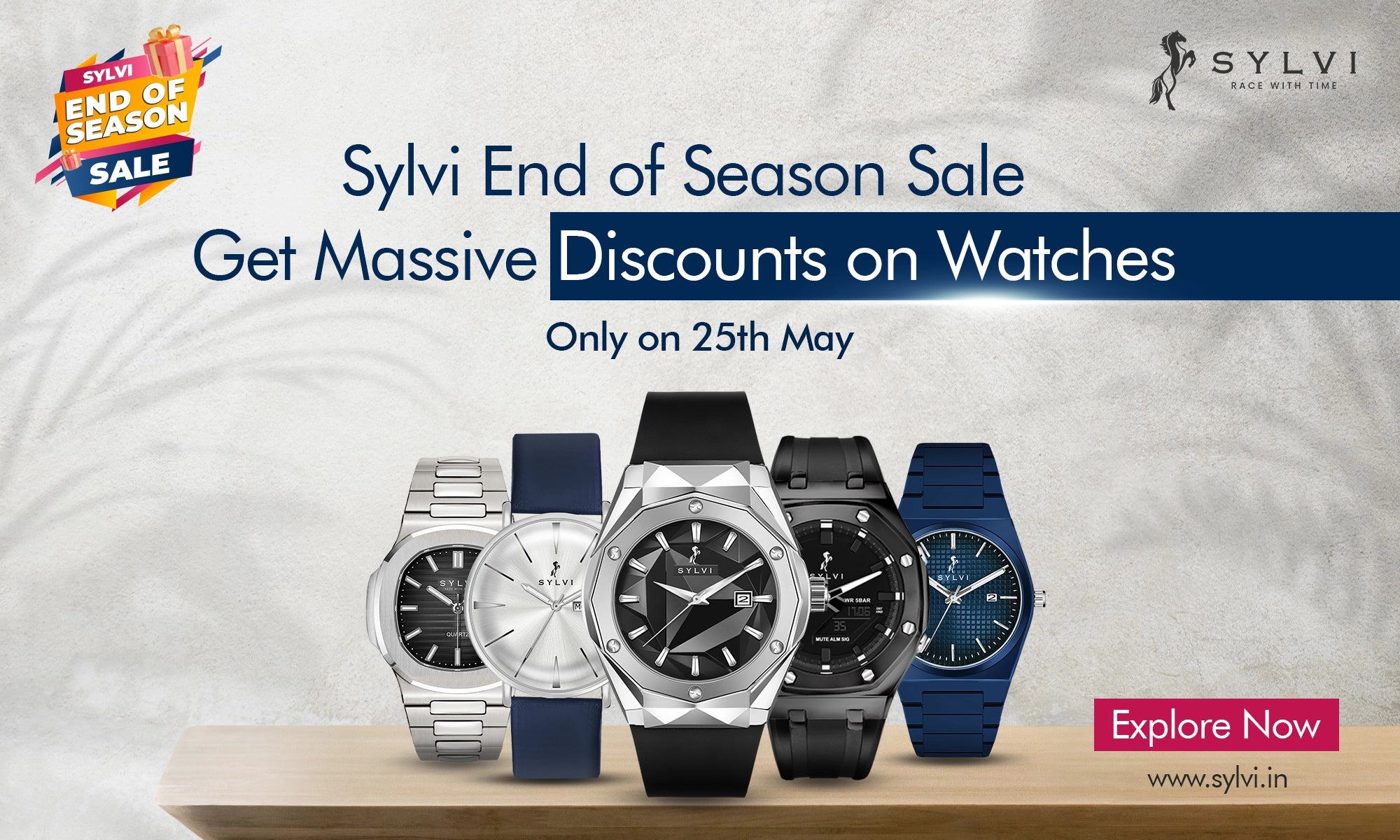Sylvi End of Season Sale 25th May 2024 Website Image Banner