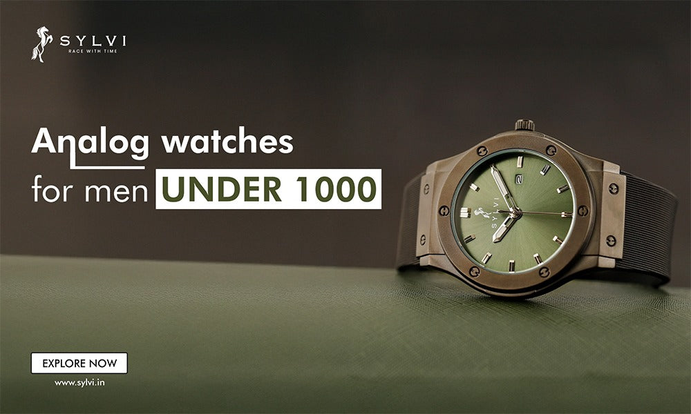 Analog Watches for Men: Under 1000 | Sylvi