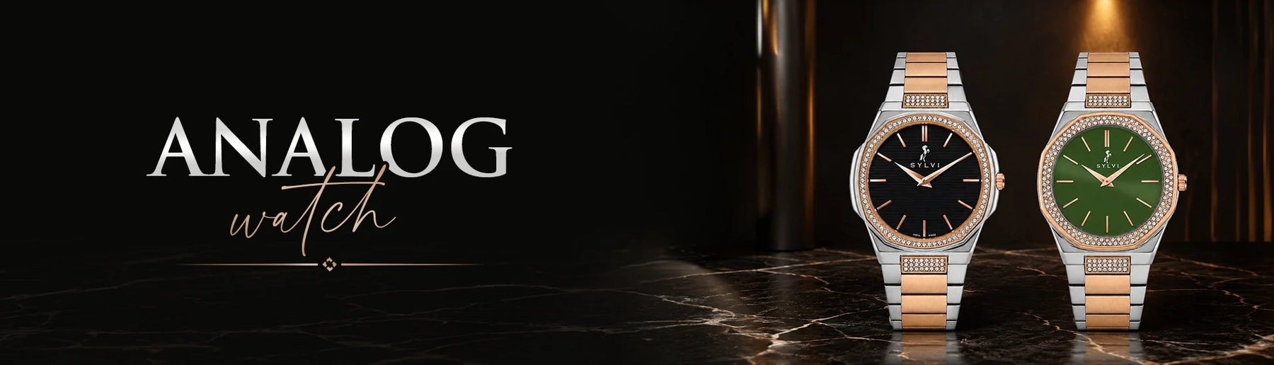 Sylvi Analog Watch Collection Banner Image
