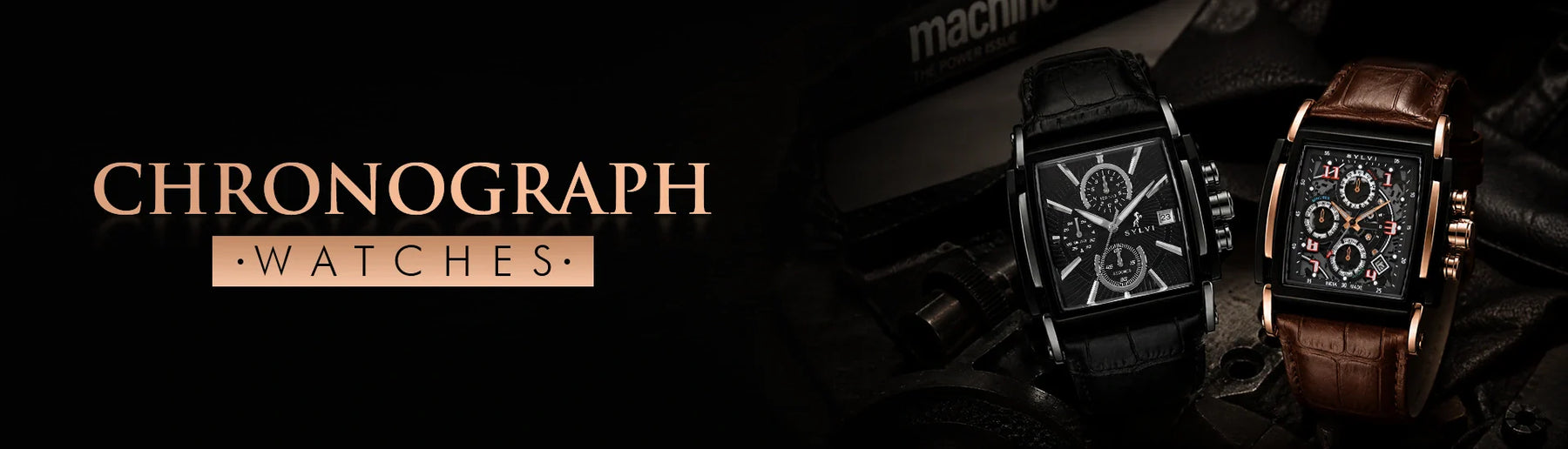 Sylvi Chronograph Watches Collection Banner Image 1920x550