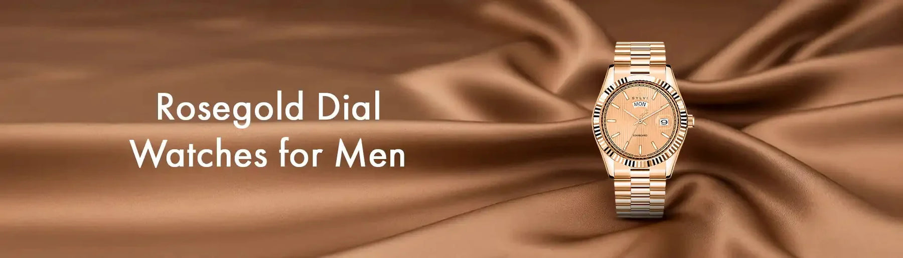 Rosegold Dial Watches for Men