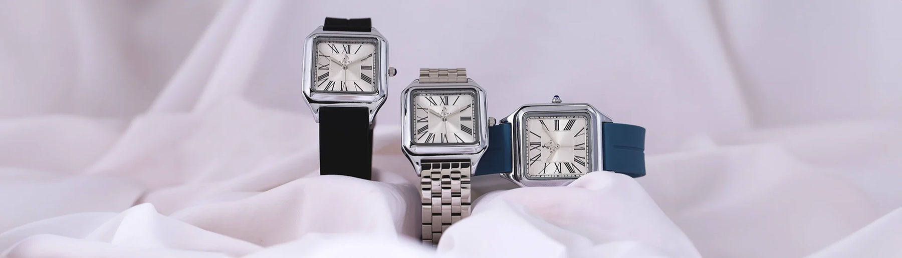 Square Shape Watches Collection Banner Image