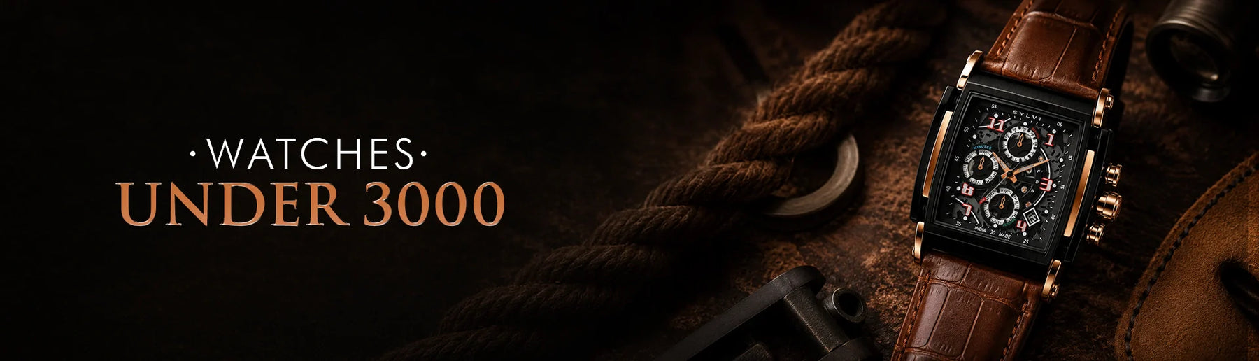 Watches Under 3000 collection header banner image