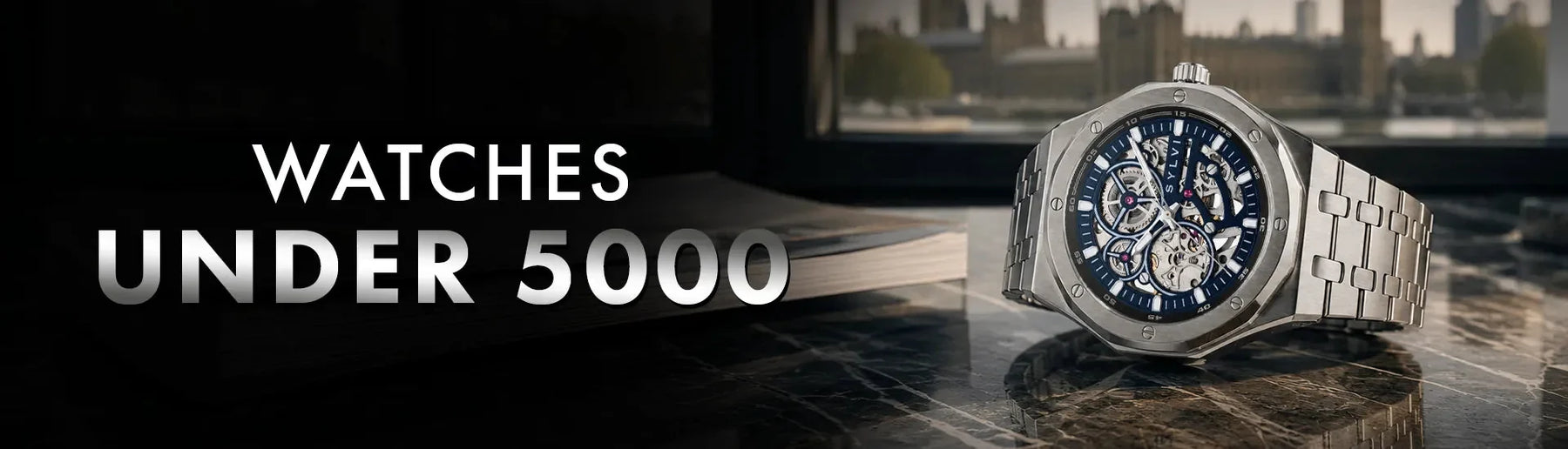 Watches Under 3000 collection header banner image