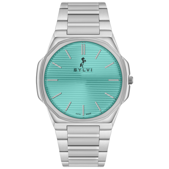 Blade Powder Blue Silver Steel