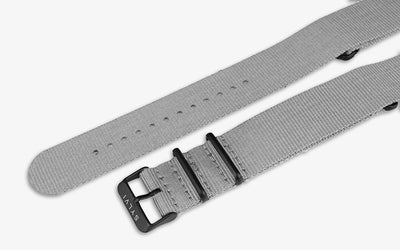 Sylvi 24mm Grey Nylon Color Watch Strap Buy Now