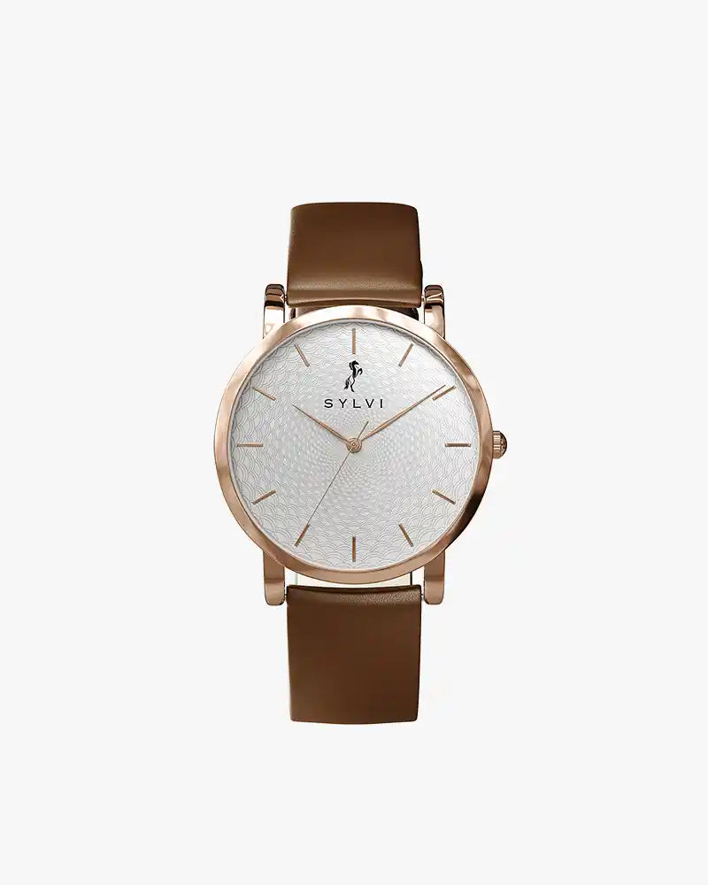Riva White Rosebrew Leather