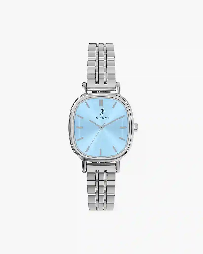 Ellore Ice Blue Silver Steel