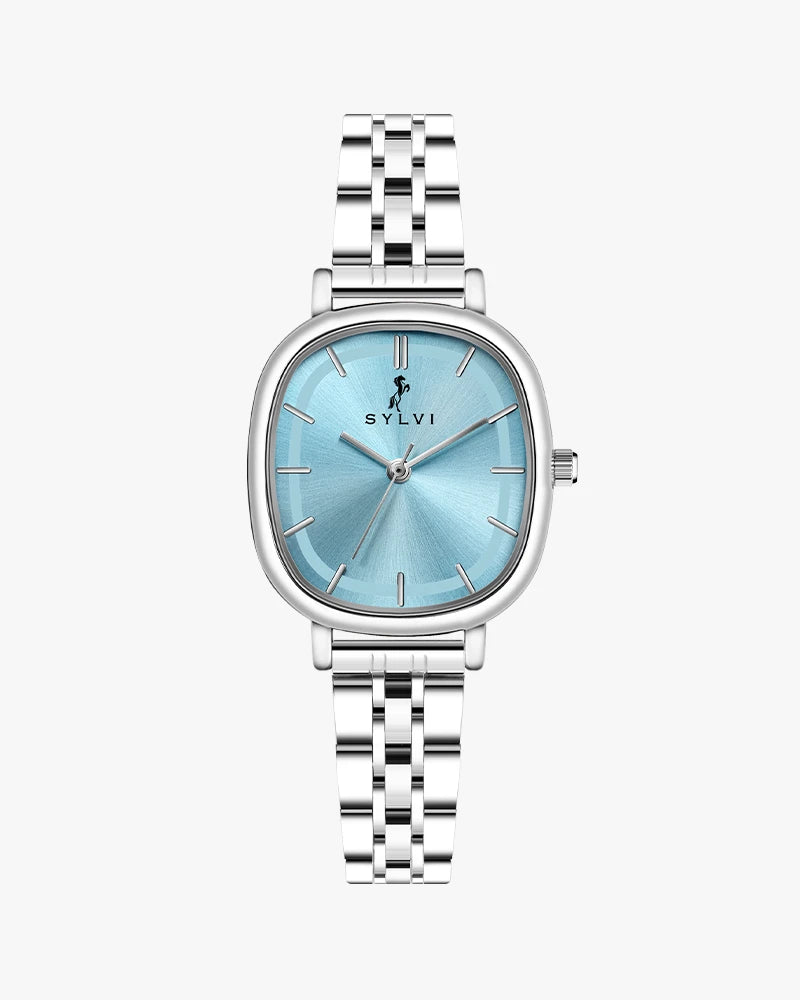 Ellore Ice Blue Silver Steel
