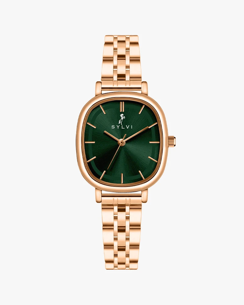 Ellore Emerald Green Rose Steel