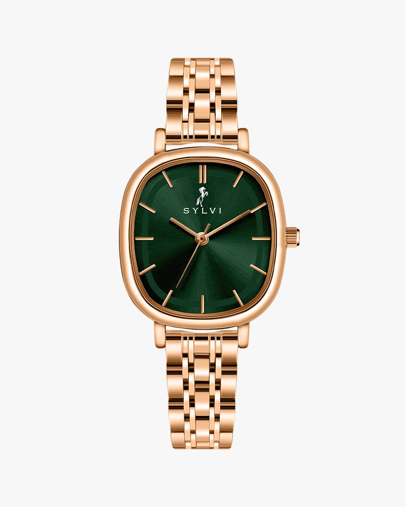 Ellore Emerald Green Rose Steel