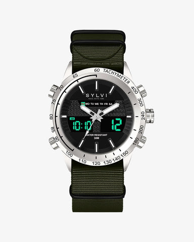Certified Imperfect Hawk Silver Green Nylon