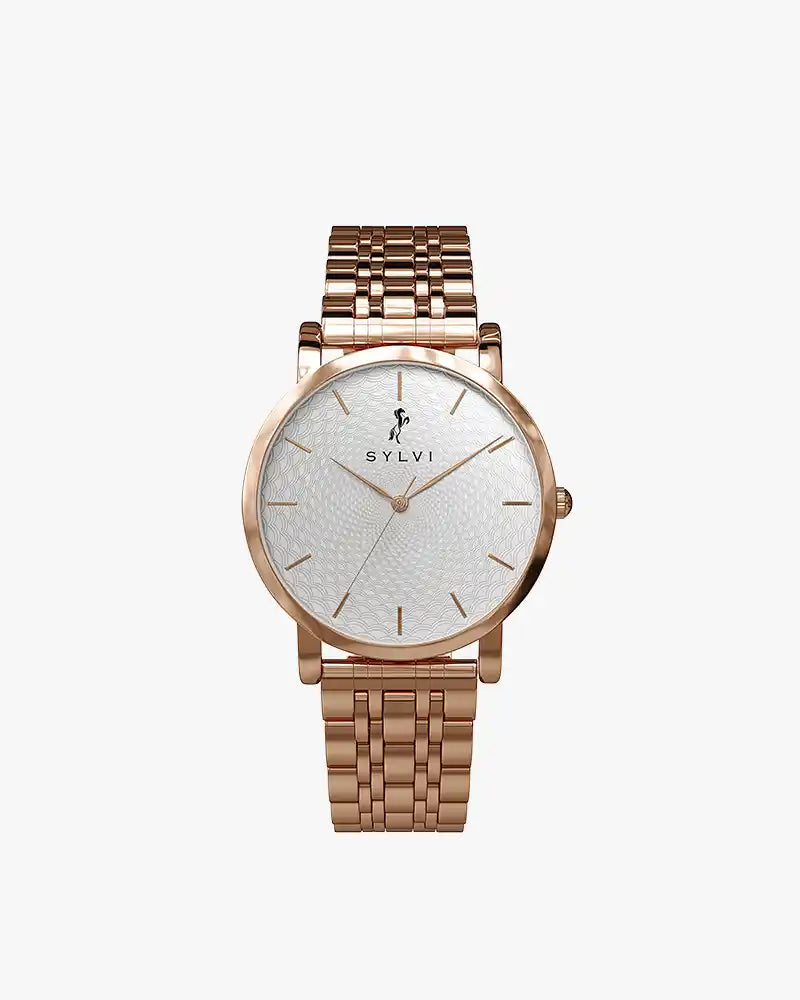 Riva White Roseluxe Steel