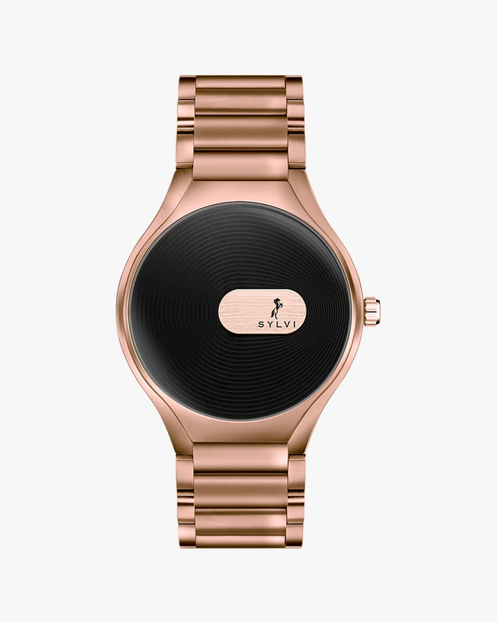 Elegare Black Rosegold Steel