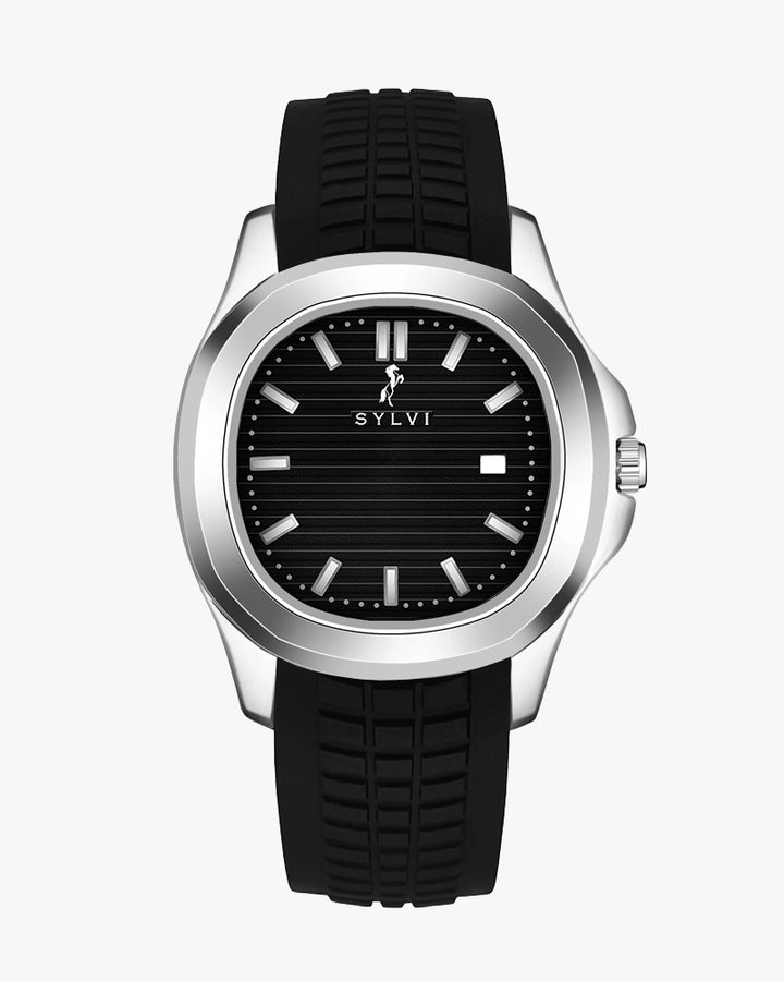 Urbanic Black Silver Silicone