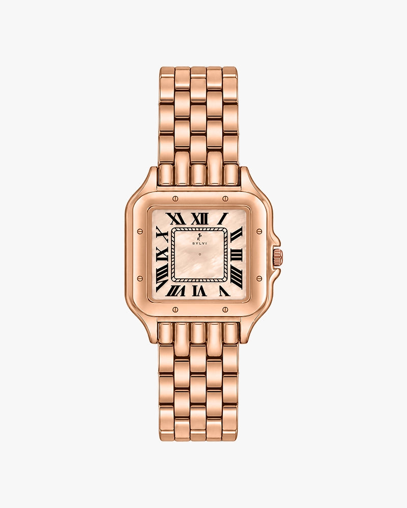Sylvi Aria All Rosegold Steel Analog watch for men India