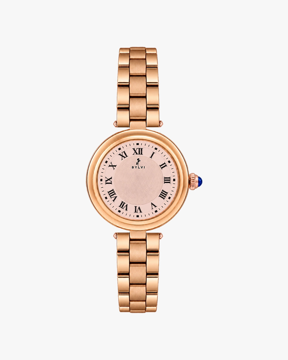 Sylvi Aura All Rosegold Steel Analog watch for men India