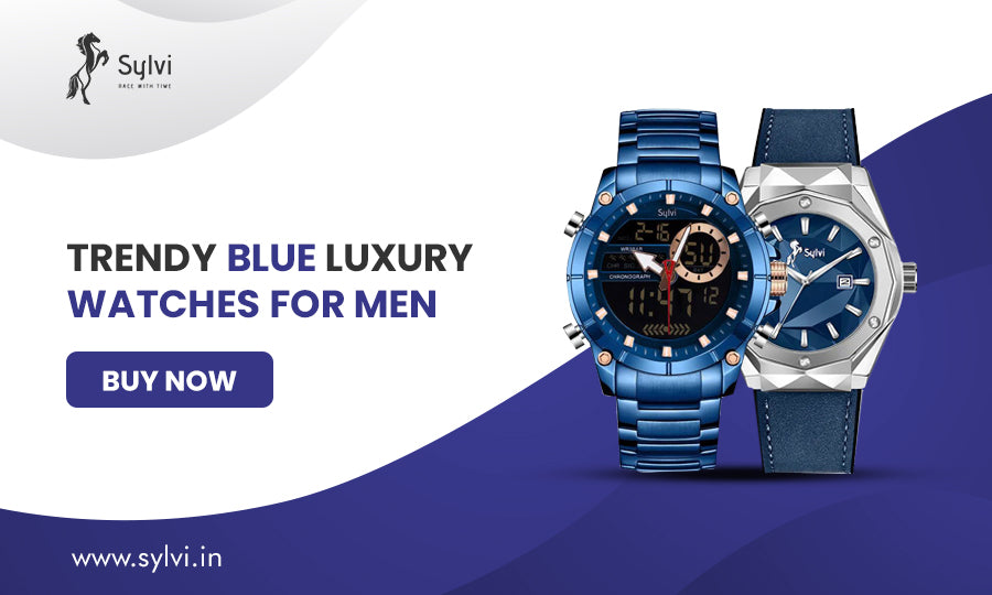 Luxury Blue Color Watches Blog Banner