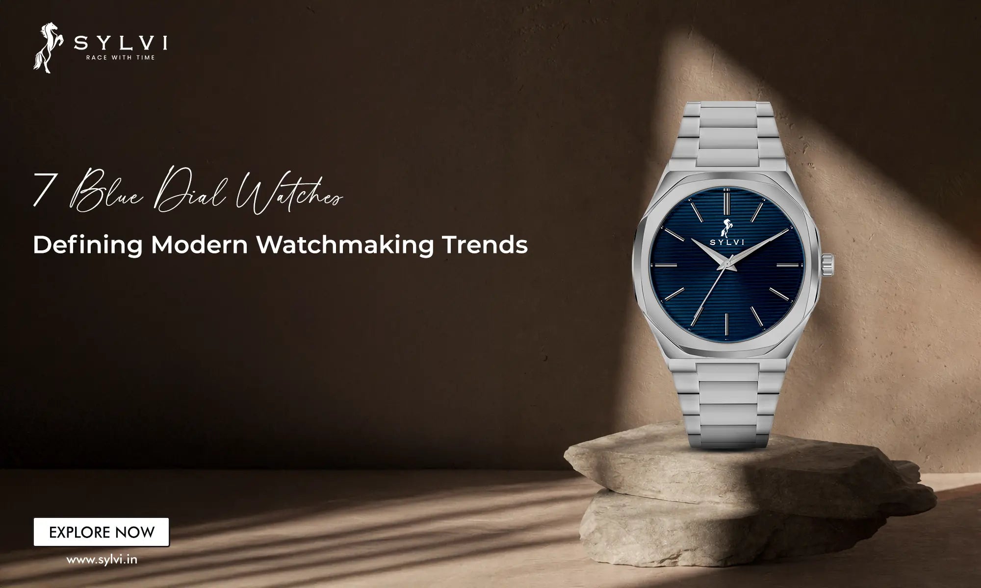 Modren Watch 7 Blue Dial Watches Defining Modern Watchmaking Trends – Sylvi