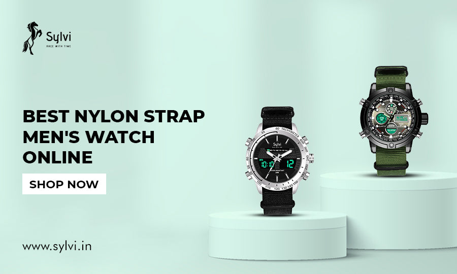 Best Nylon Strap Men's Watch Online - Sylvi