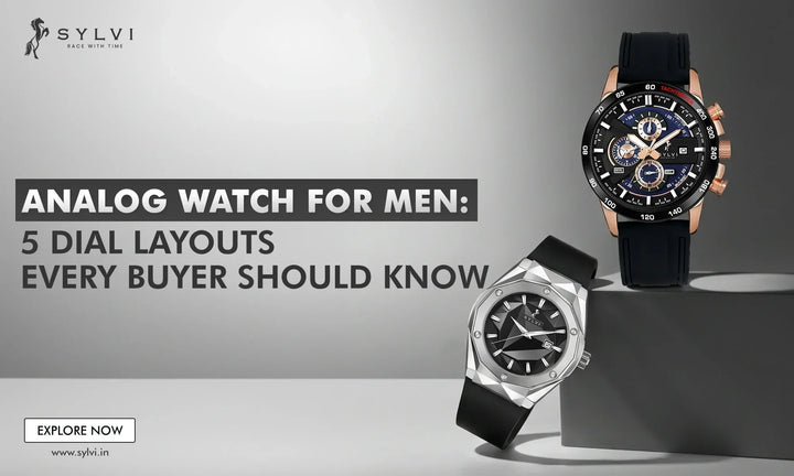 Analog Watch for Men: 5 Dial Layouts Every Buyer Should Know