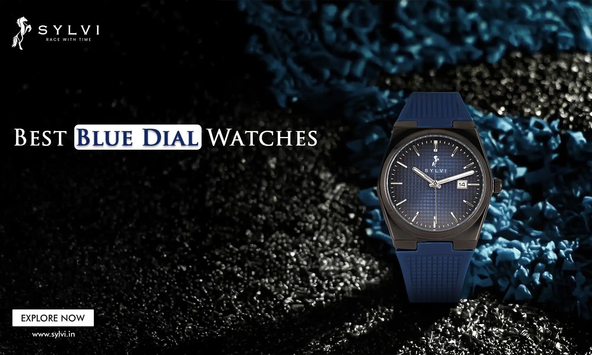 The Allure of Best Blue Dial Watches shop online: Sylvi