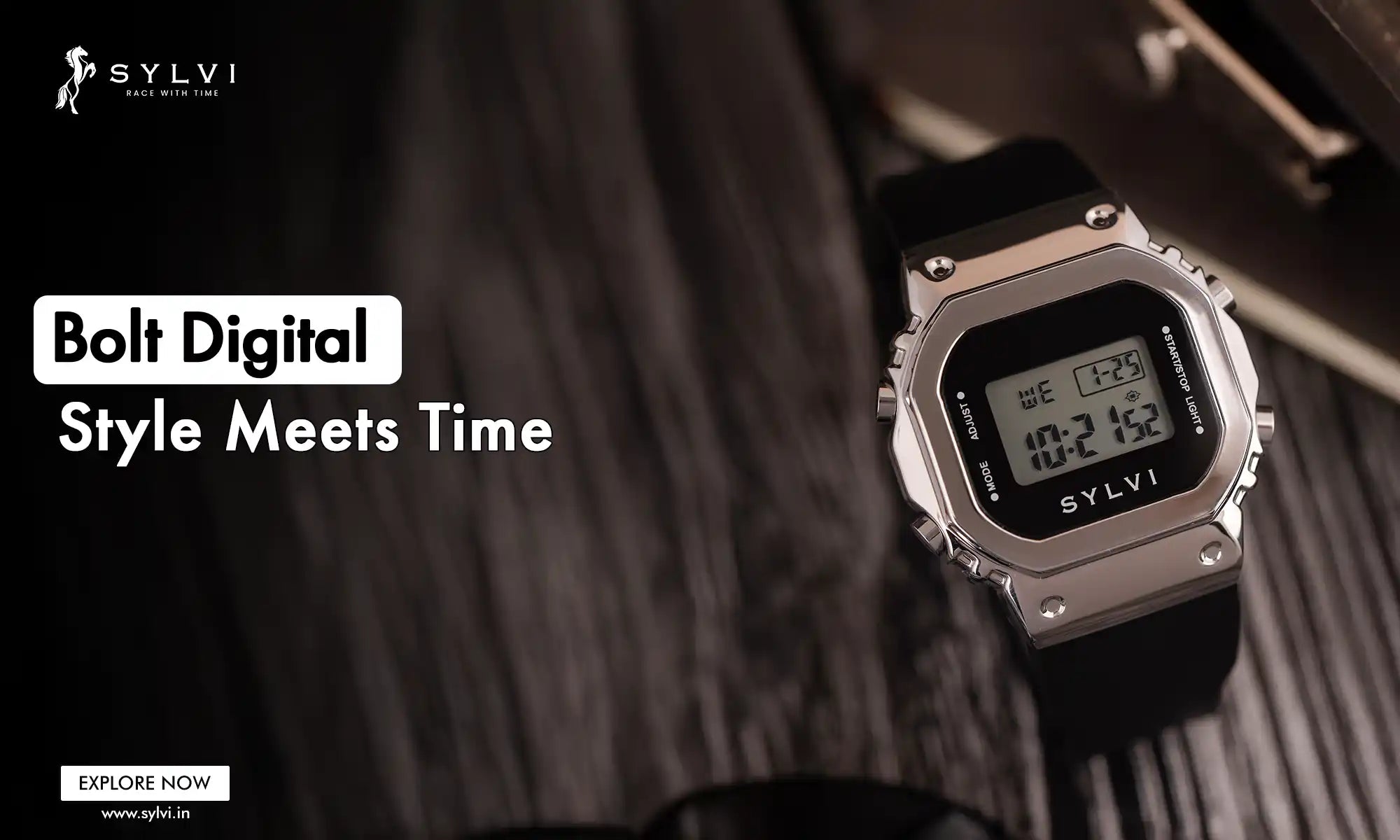 Sylvi Bolt Digital Watch Collection A Trend Every Man Wants to Wear