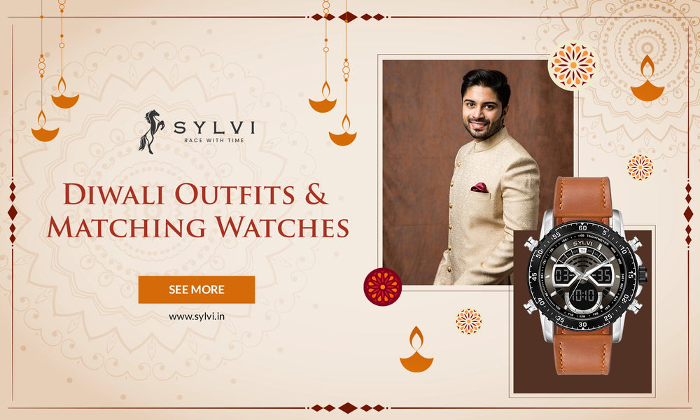 Diwali Outfit Ideas 2023 Pairing Traditional Clothing with Watches - Explore Men's Watches at Sylvi