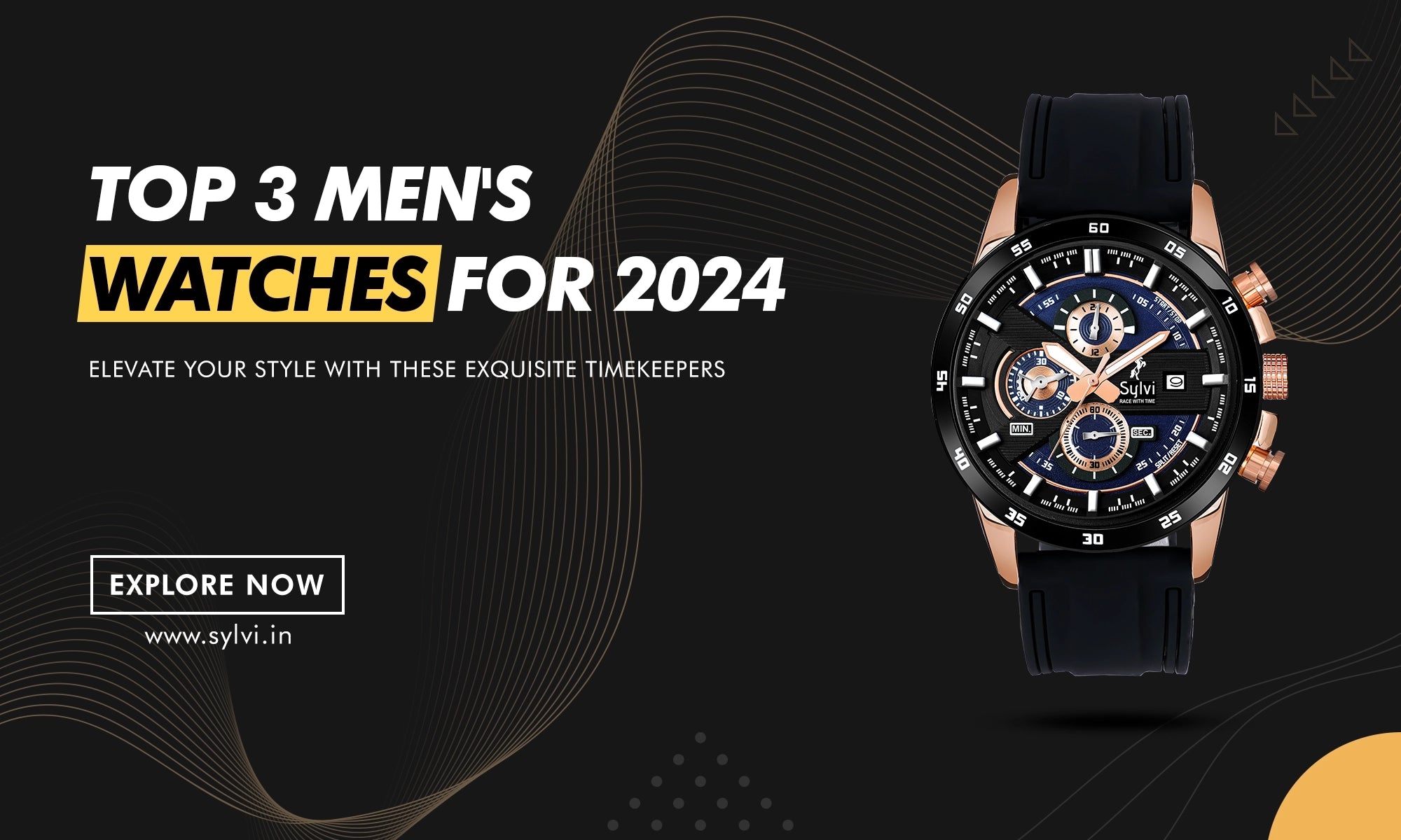 Explore 3 Best Watches for Men 2024 by Budget at Sylvi