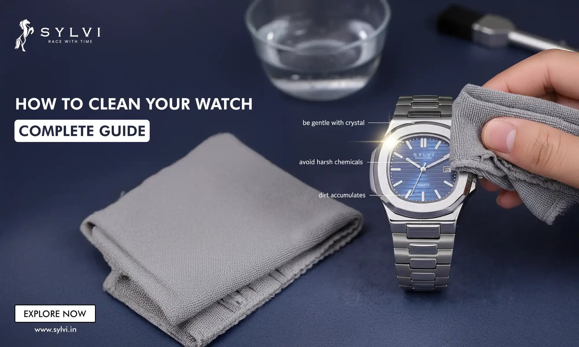 Clean Watch How to Clean Your Watch: Complete Care Guide – Sylvi