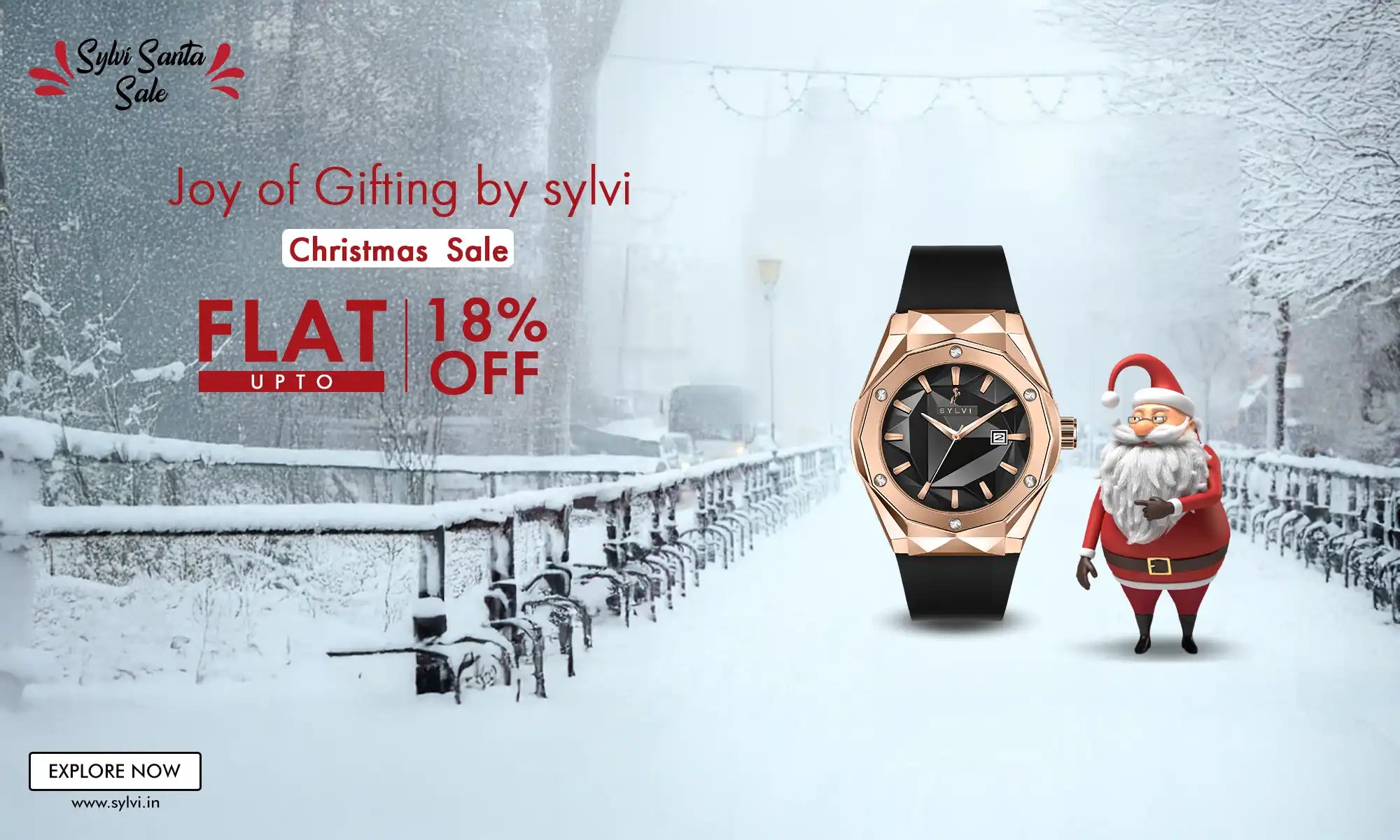 Joy of Gifting: Sylvi Christmas Sale – Celebrate & Upto 18% Off