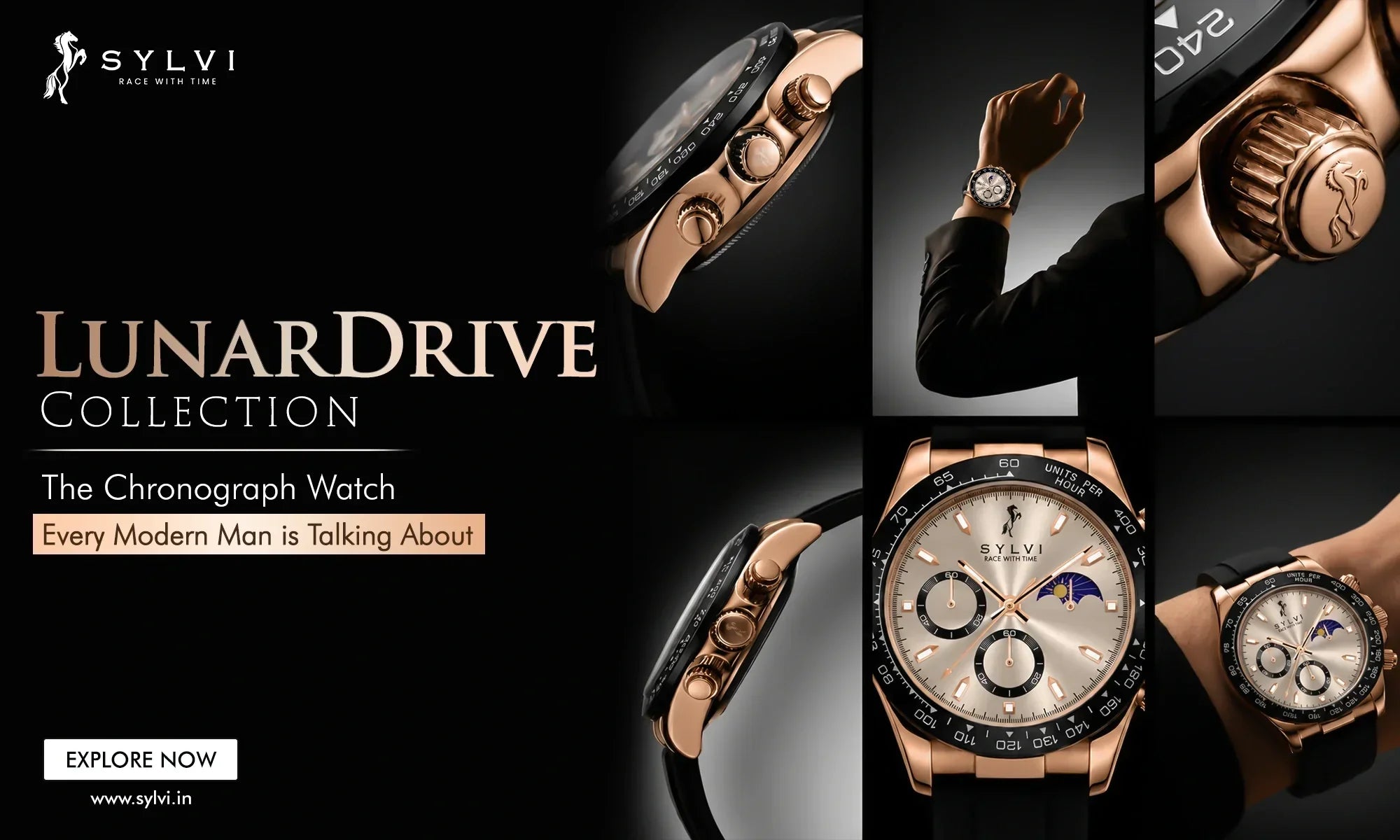 LunarDrive Collection: The Chronograph Watch Every Modern Man Is Talking About