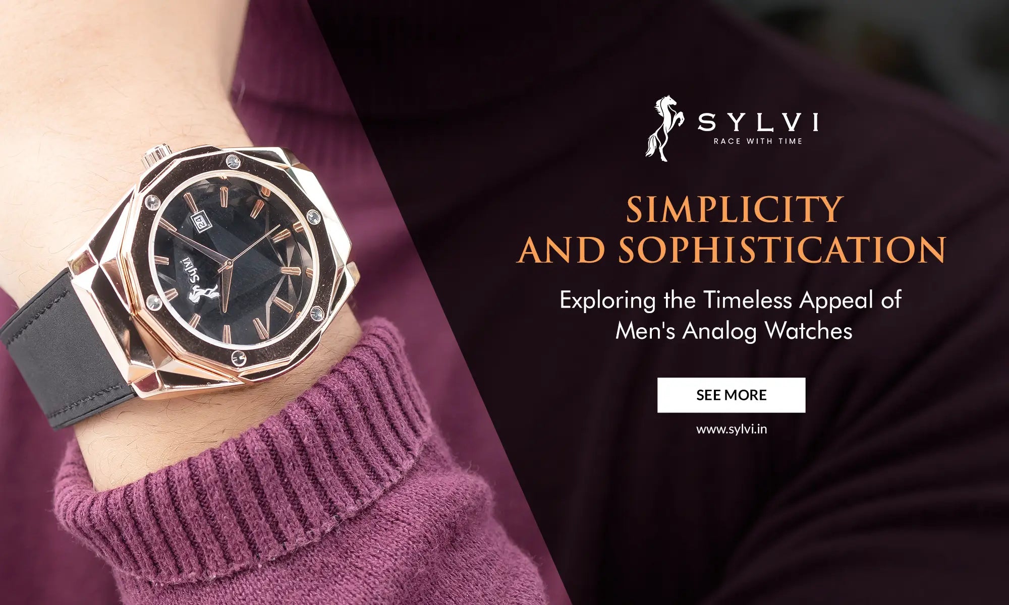 Reasons to Wear a Men's Analog watch - Designed by Sylvi Watch