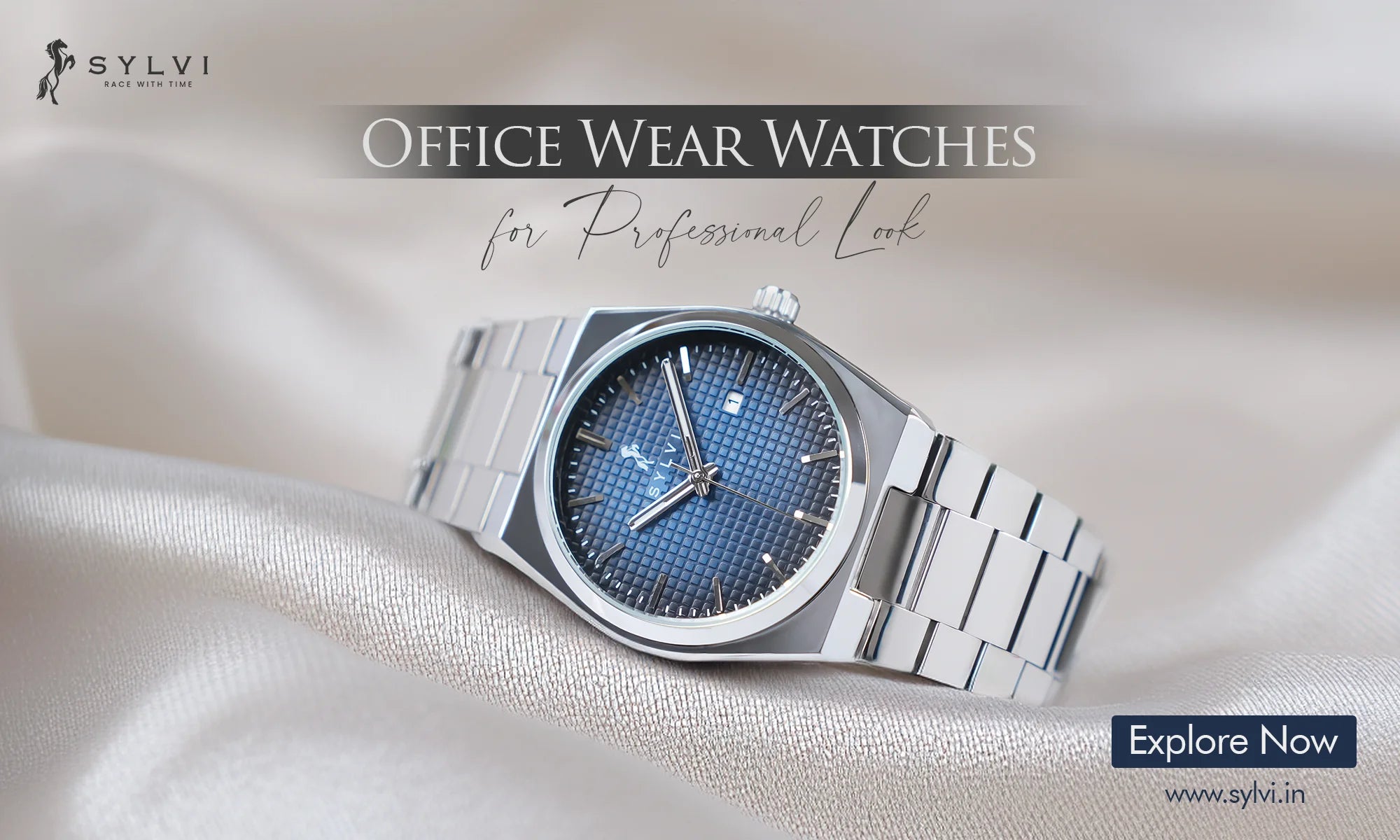 Top Office Wear Watches For Professional Look| Shop Now at Sylvi