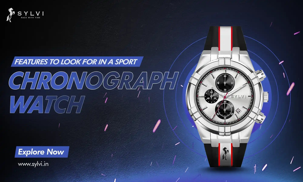 Features of a High-Performance Sports Chronograph Watch By Sylvi