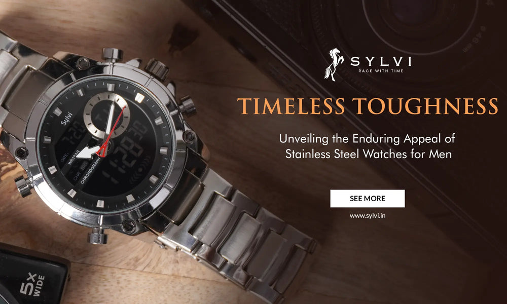 Luxury on Hand: Shop for Sylvi Stainless Steel Watches