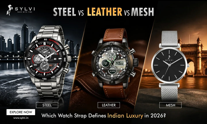 Steel vs Leather vs Mesh: Which Watch Strap Defines Indian Luxury in 2026?