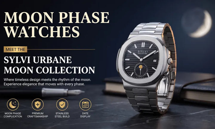 Moon Phase Watches: Meet the Sylvi Urbane Moon Collection