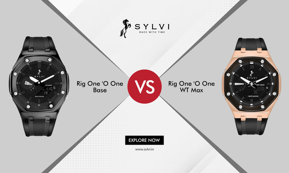 Sylvi Rig One 'O One Base vs Rig One 'O One WT Max Watch Comparison