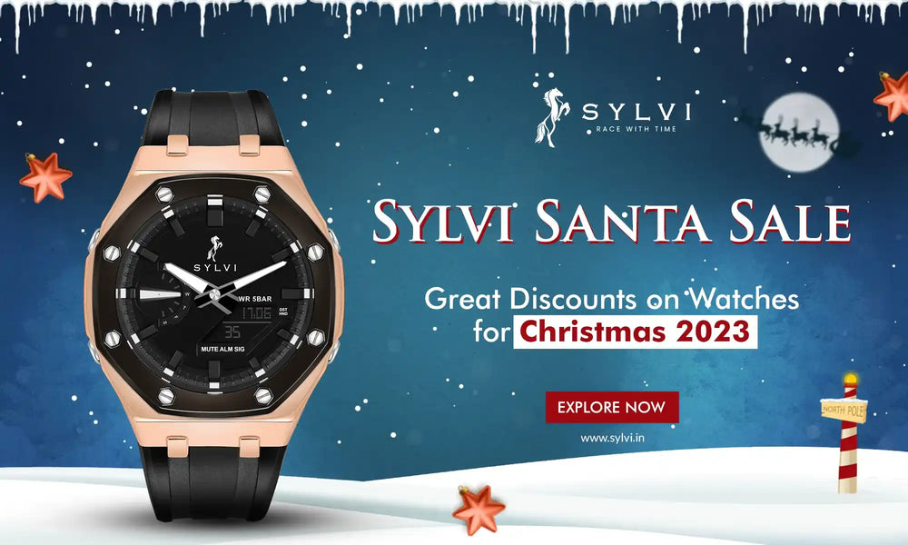 Sylvi Santa Sale Great Discounts on Watches for Christmas 2023