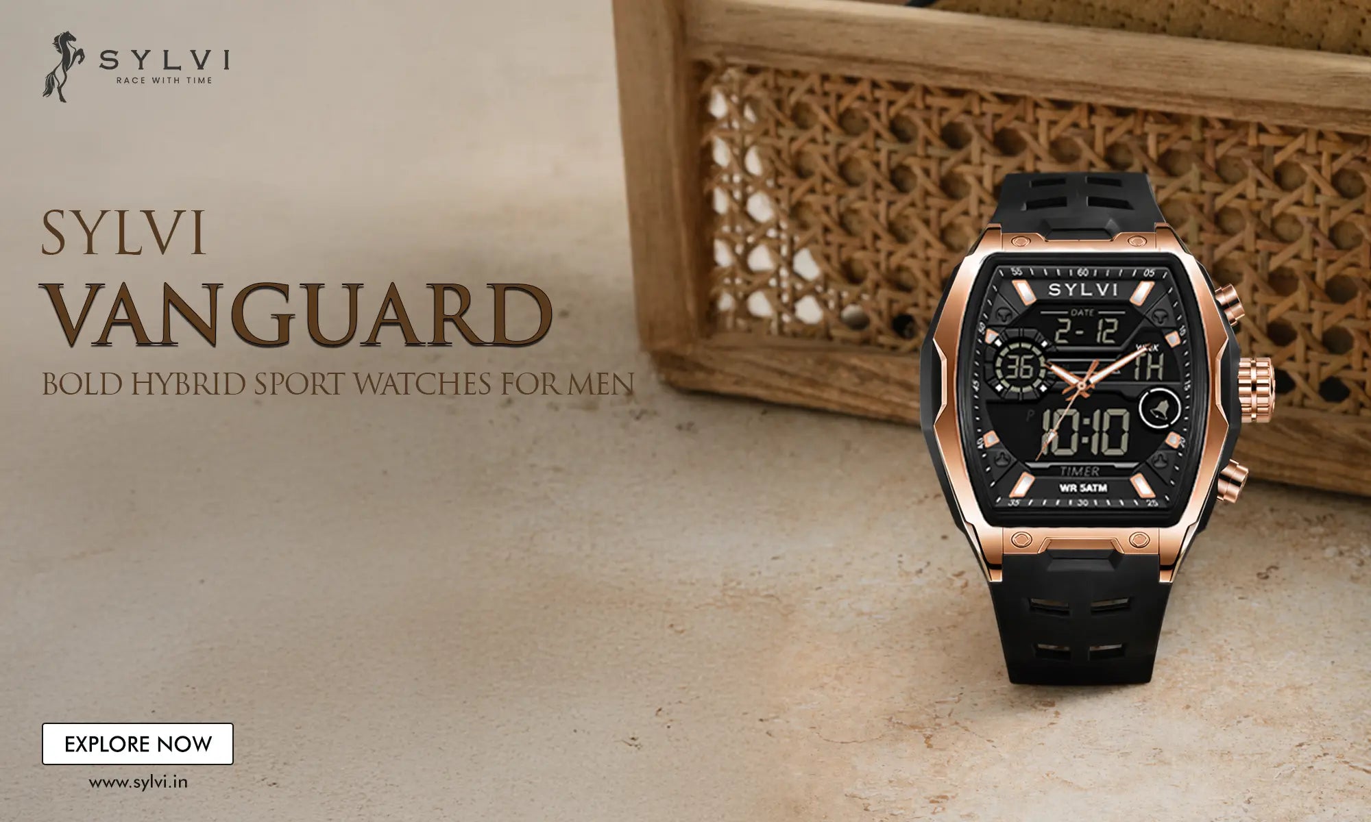 Sylvi Vanguard Watch Collection: Bold Hybrid Sport Watches for Men