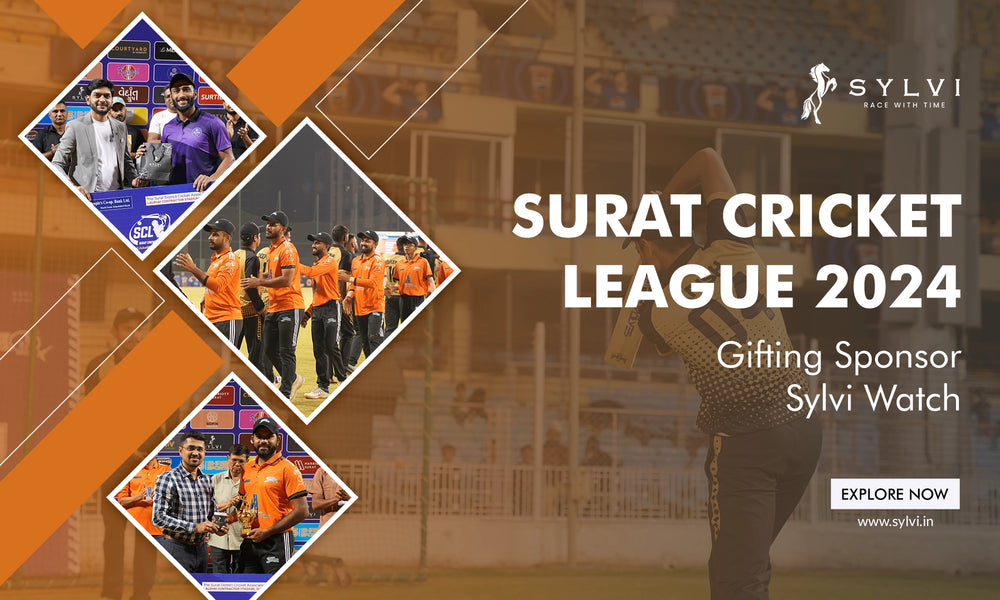 Sylvi Watch Set the Pace as Gifting Sponsor for Biggest Cricket Tournament Surat Cricket League 2024