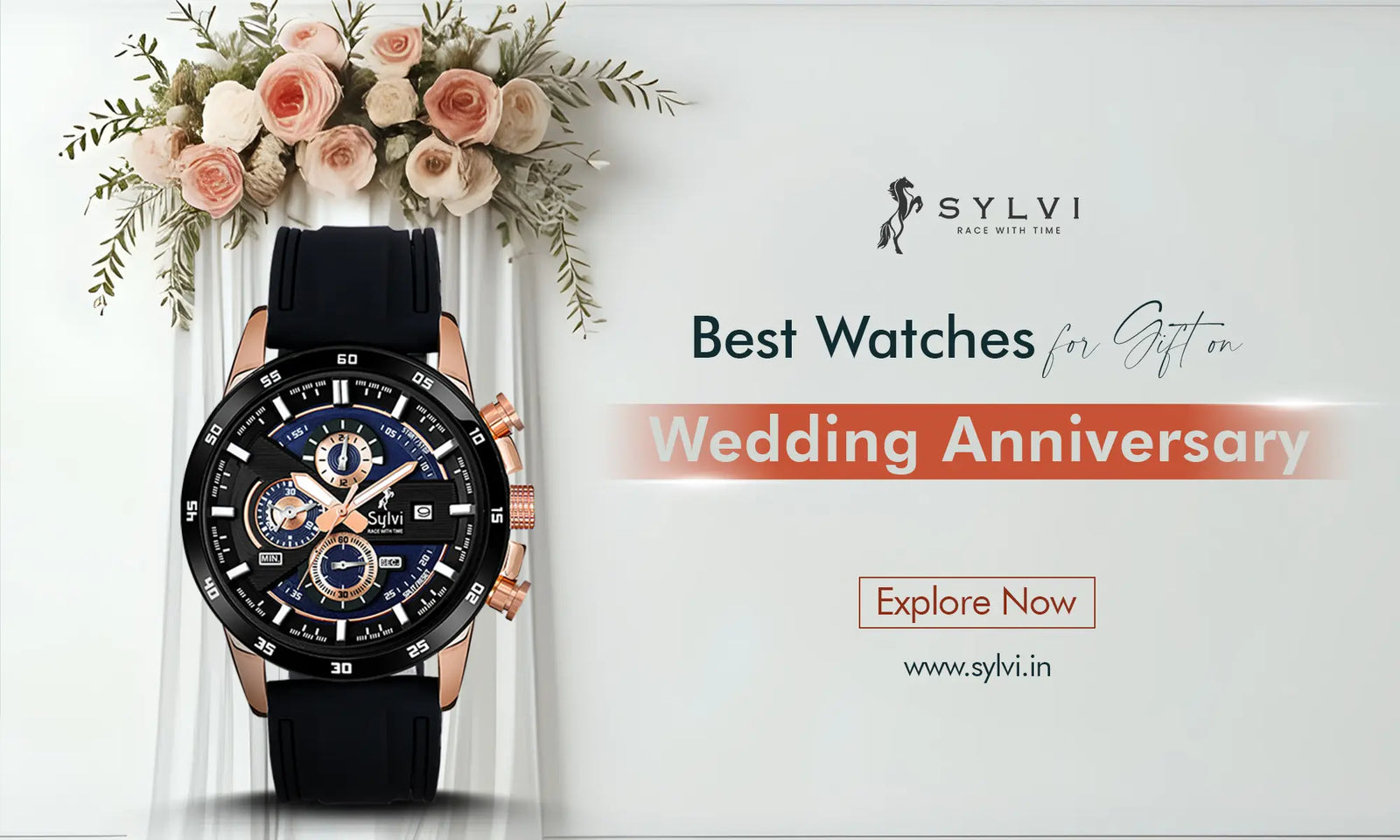 Top 5 Watches From Sylvi To Gift Your Husband On Wedding Anniversary