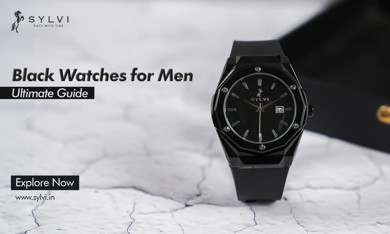 Match your Black Watches for Men Sylvi Watch Guide