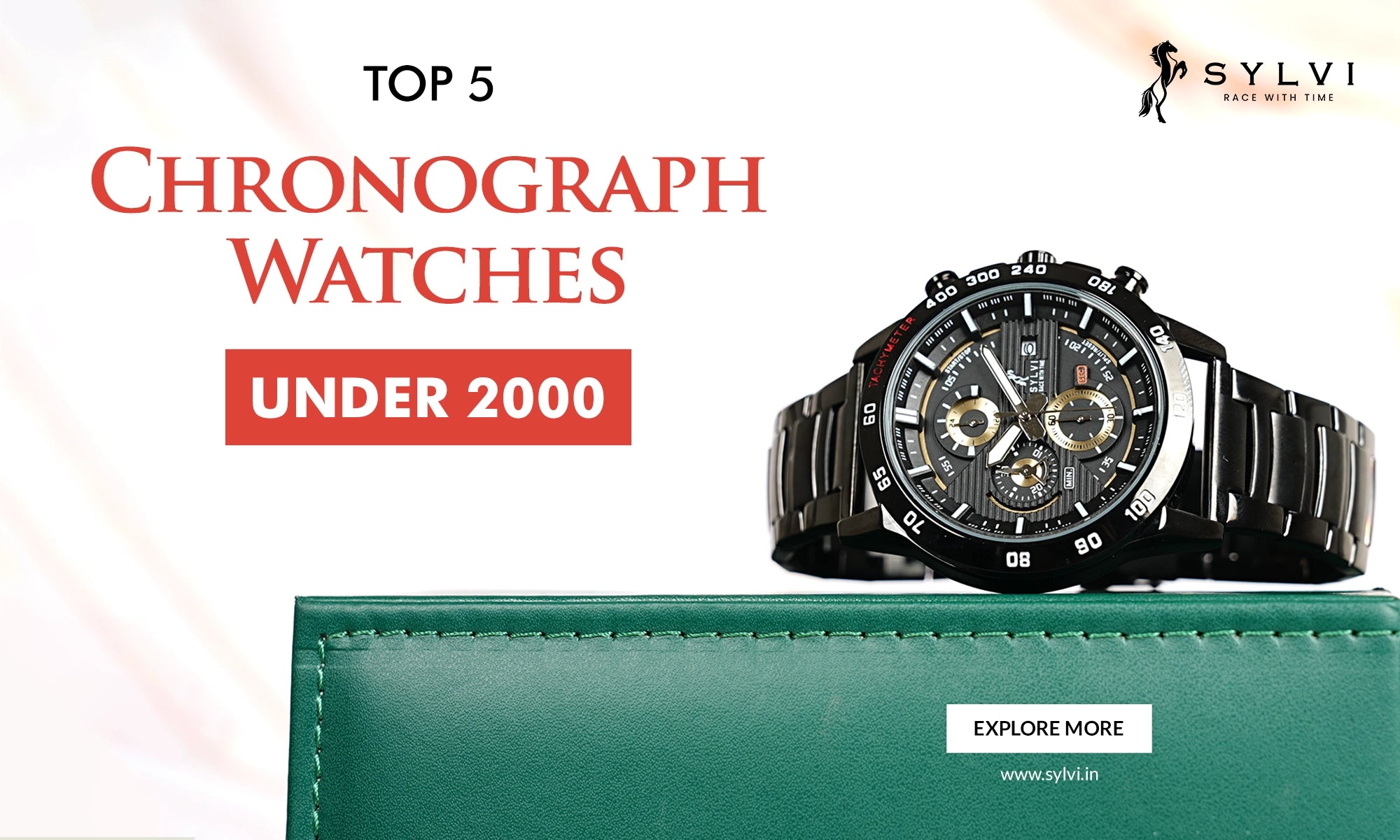 Top 5 Chronograph Watches Under 2000: Best Watches by Features