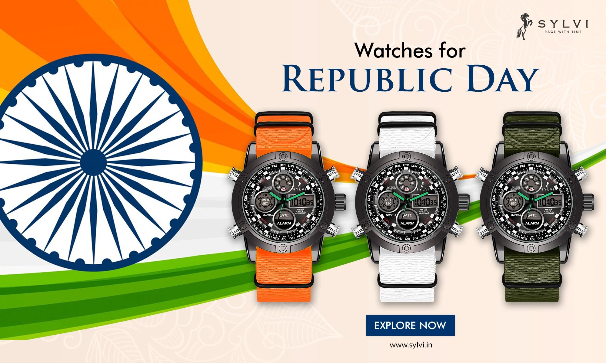 The Ultimate Republic Day Watch Collection - Best 3 Sylvi Watches